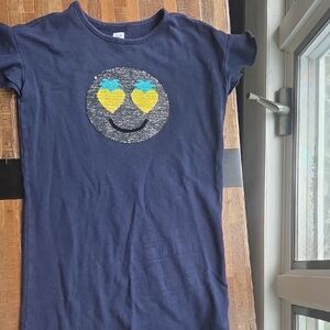 GAP Blue Short Sleeve Tee with Graphic Design